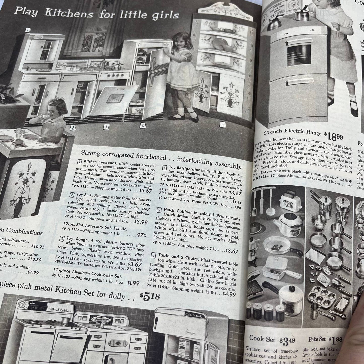 1961 Sears Christmas Wish Book Catalog - Great Vintage Toys & Gifts S3