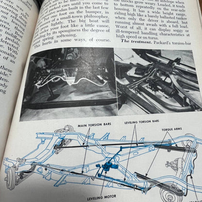 Vintage Popular Science Magazine February 1955 - 55’ Packard Torsion Suspension TH8