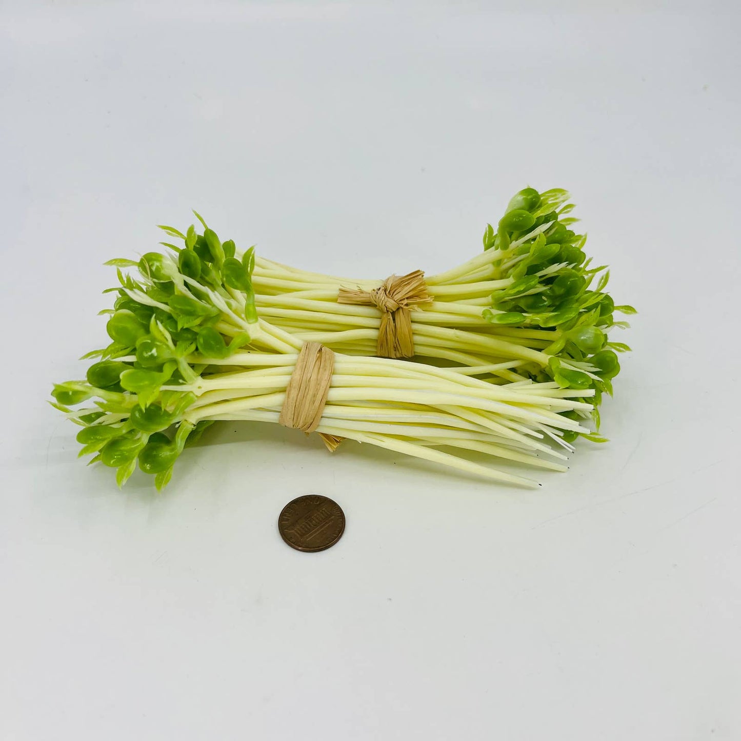 2 Bunches Vintage Artificial Fake Bean Sprouts TD3-4