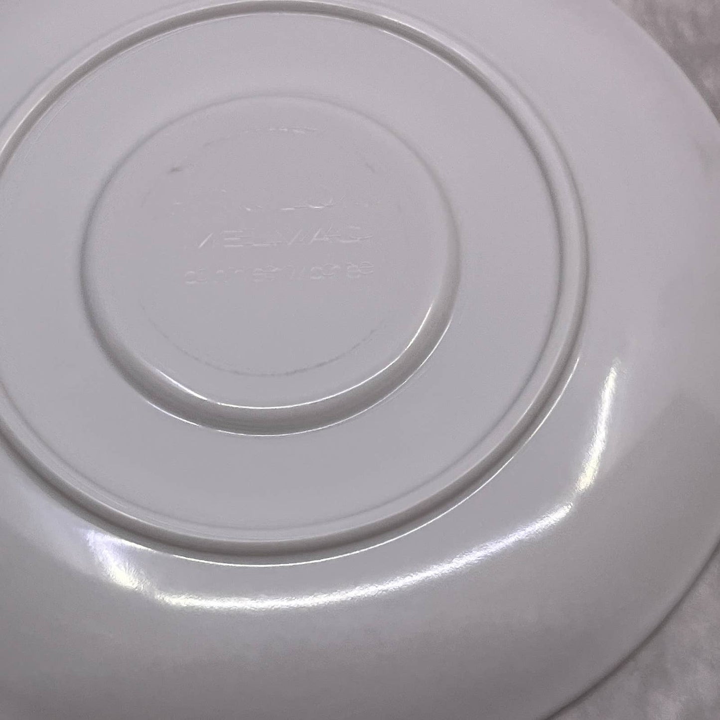 MCM Prolon Melamine Melmac SAUCER White TA3