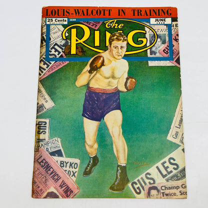 1948 June - The Ring Boxing Magazine – Louis-Walcott in Training TA5