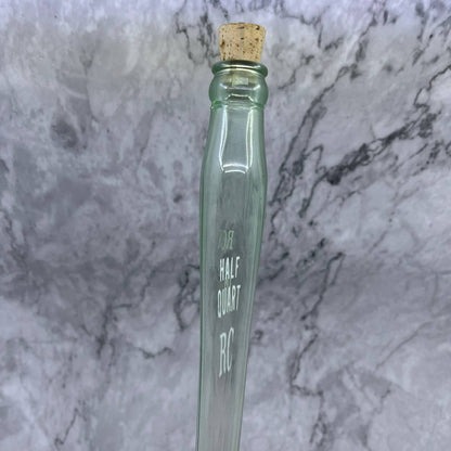 Vtg 1960s Stretched Royal Crown RC Cola Glass Soda Pop Bottle 20.5" TE3