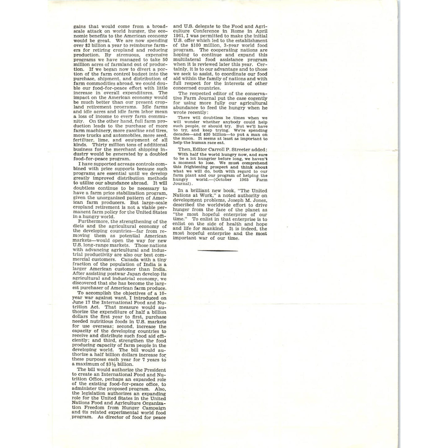 The Congressional Record Sep 23 1965 George McGovern Address on Vietnam TK1-P8