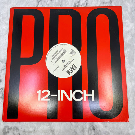 Afrika Bambaataa Presents Time Zone – Zulu War Chant PROMO 33 Record Profile TJ4