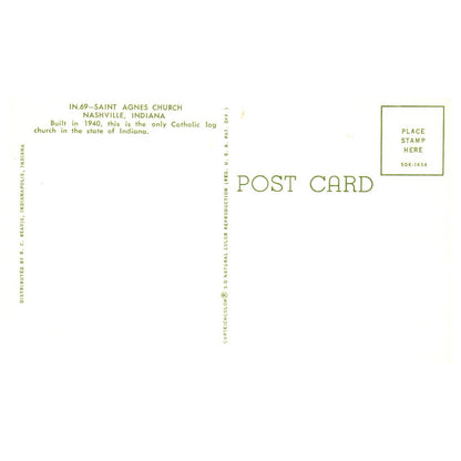 Vintage Postcard - Evangelical Church of St. James Shawano Wisconsin AD9