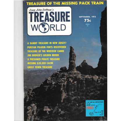Long John Latham's Treasure World Magazine -  Sept 1973 M6