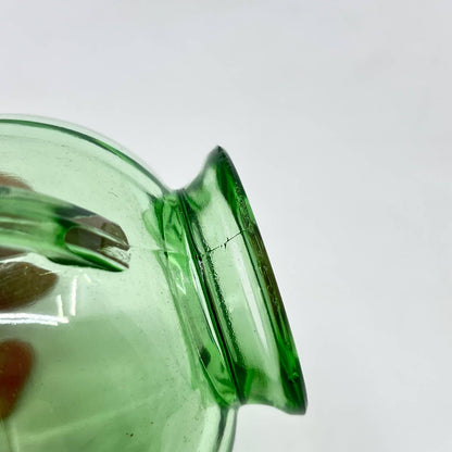 Vintage Fostoria Fairfax Green Depression Uranium Glass Cup TG7