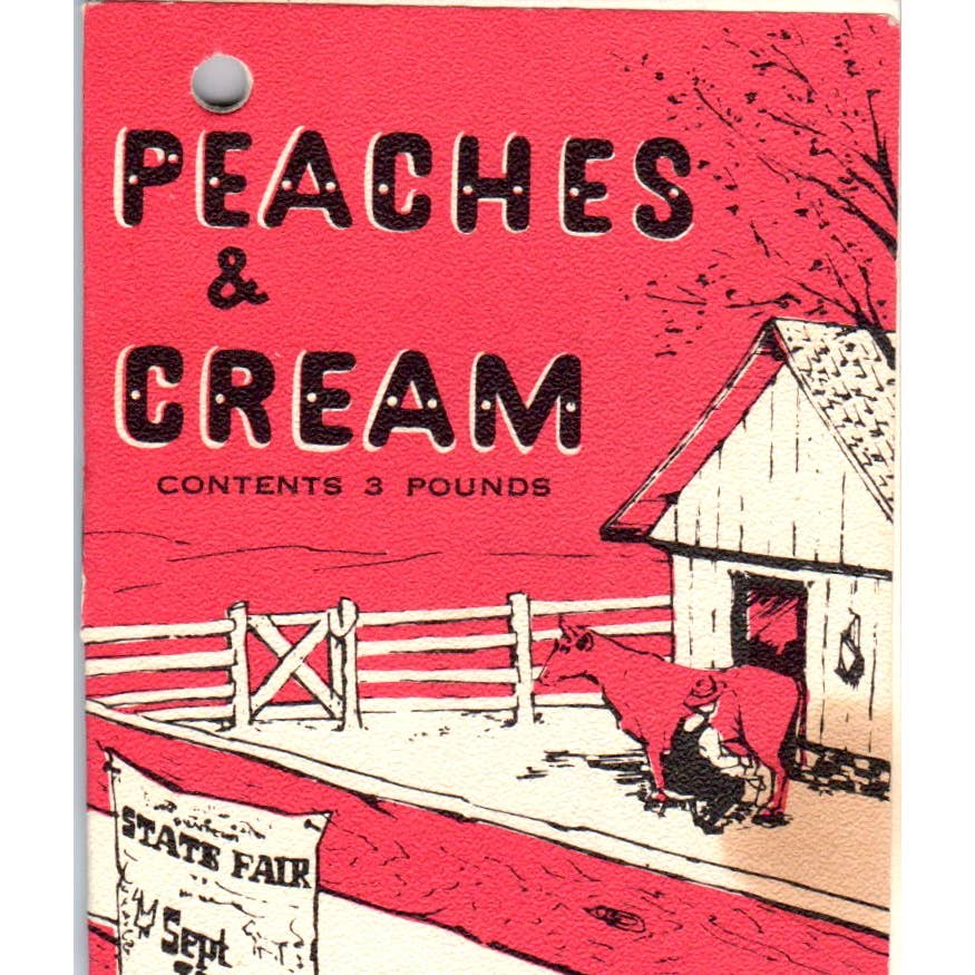 1970 Roy Webster Peaches and Cream Mini Advertising Booklet Rogers Arkansas SE4