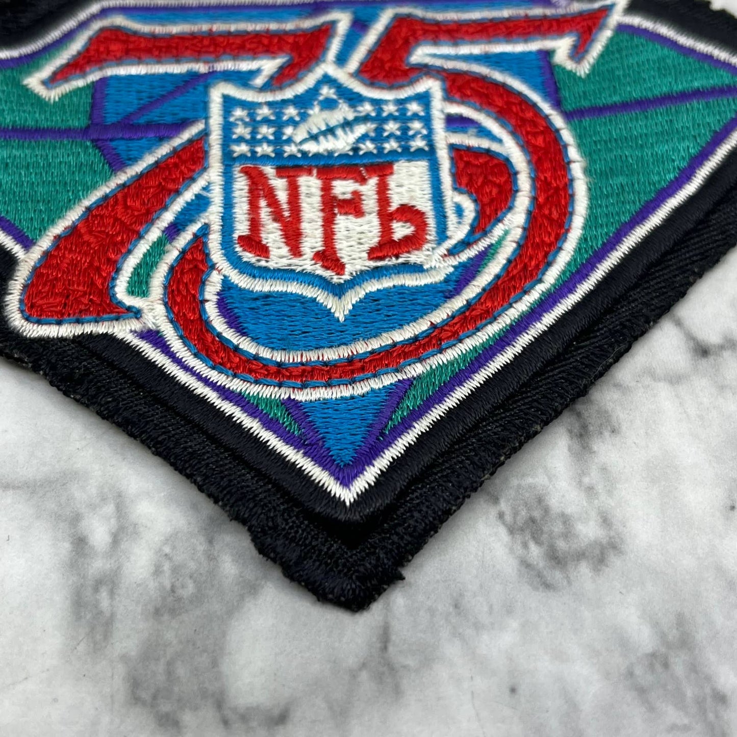 1994 NFL 75th Anniversary Football Jersey Patch SE6