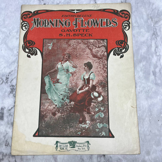 1905 Sheet Music - Morning Flowers Gavotte S.H. Speck TI1