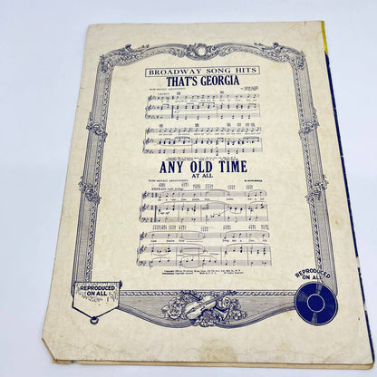 1924 Sheet Music CHOO-CHOO (I Gotta Hurry Home) Duke Ellington Bob Schafer TF9