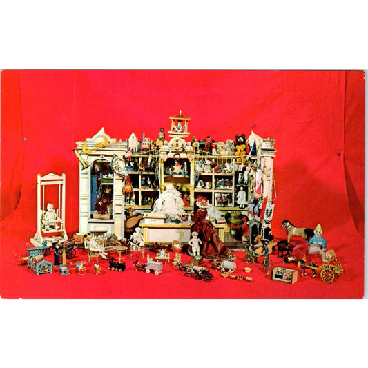 Miniature Doll Toy Shop Yesteryears Museum Sandwich MA Original Postcard PB8