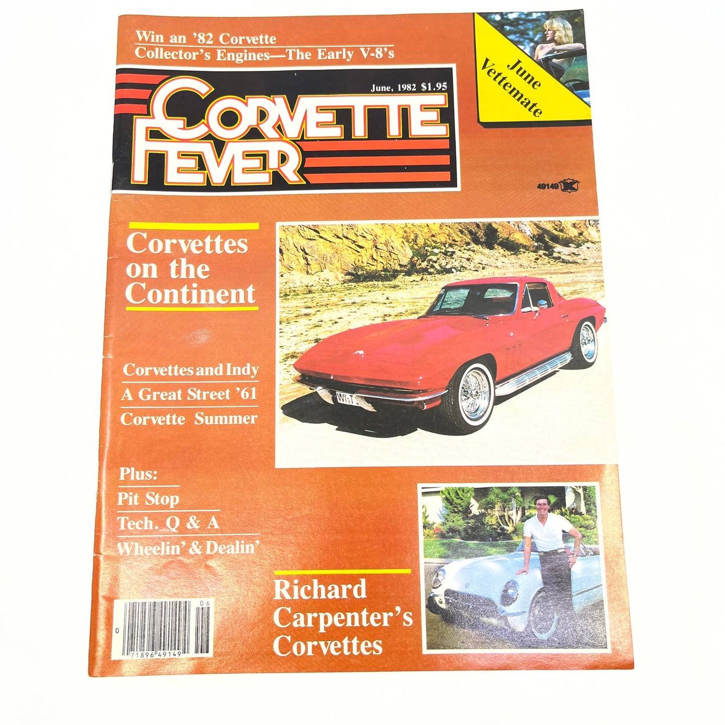 1982 May/June Corvette Fever Magazine Collector's Engines The Early V-8s TG1-2