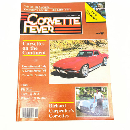 1982 May/June Corvette Fever Magazine Collector's Engines The Early V-8s TG1-2