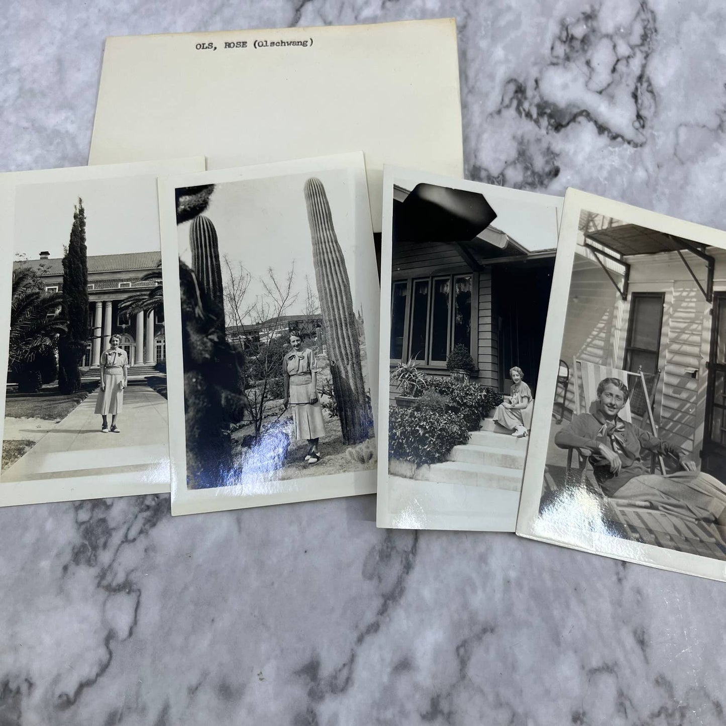 1920s Collection of Photos of Rose Olschwang Mexico & University of Arizona TJ8