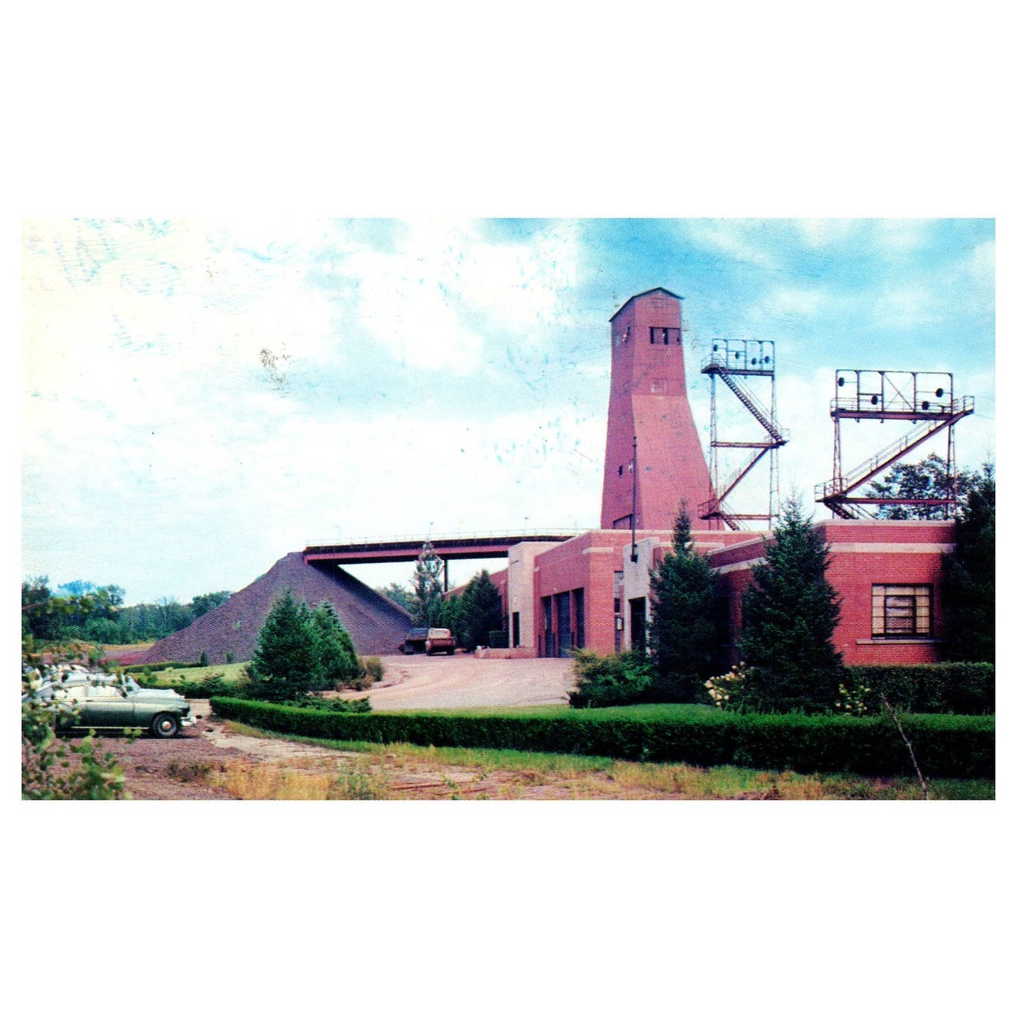 Vintage Postcard - Inland Steel Co Iron River Michigan 1960 AD9