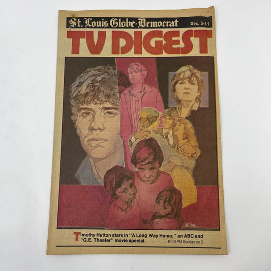 1981 Dec 5 St. Louis Globe-Democrat TV Listings Magazine Timothy Hutton L4-1
