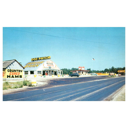 Dog Patch Kentucky Free Zoo and Bargain Barn London Ky - Postcard TJ8-2