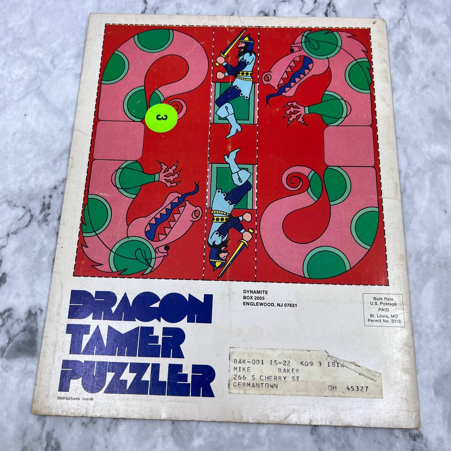 Vintage Dynamite Magazine 1976 No. 22 Fonzie, happy days TJ4