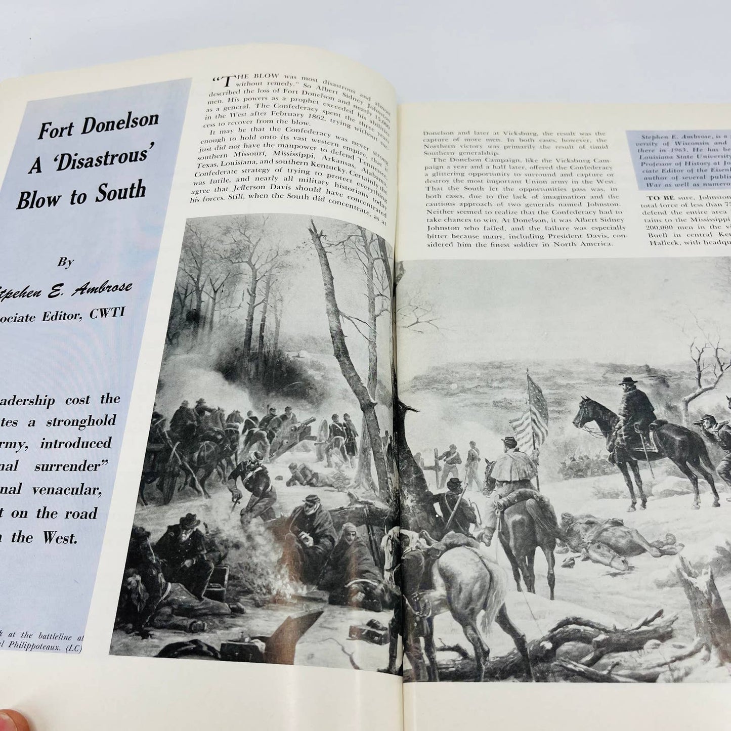 Vintage Civil War Times Illustrated June 1966 The Capture of Fort Donelson