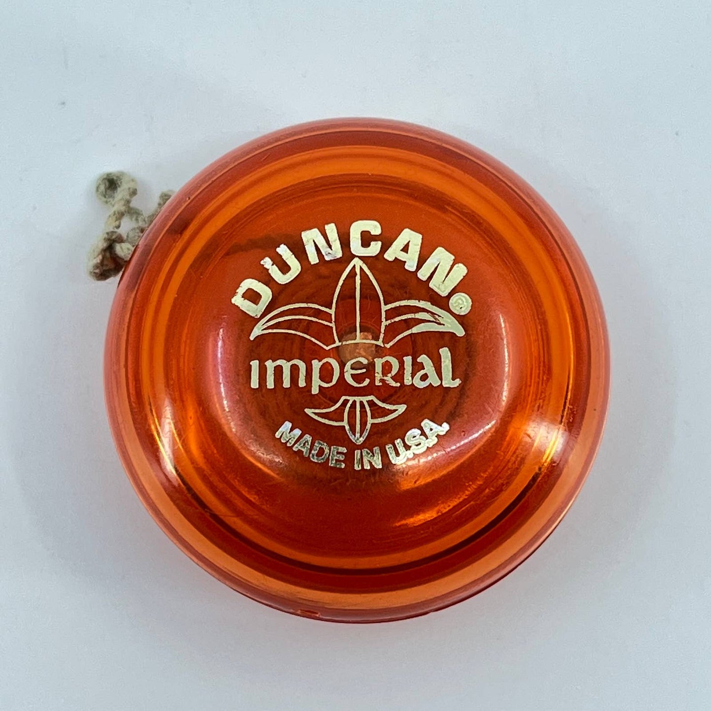 Vintage Duncan Imperial Yo-Yo Orange Transparent TE3