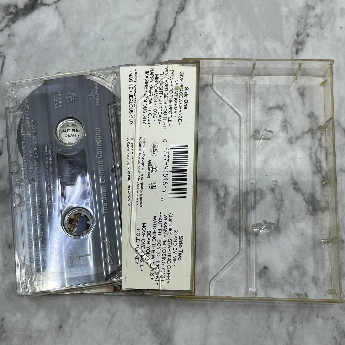 The John Lennon Collection 1982 Cassette Tape TJ6-78