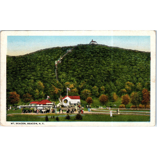 Mount Beacon Hudson Highlands New York Original Postcard P2-4