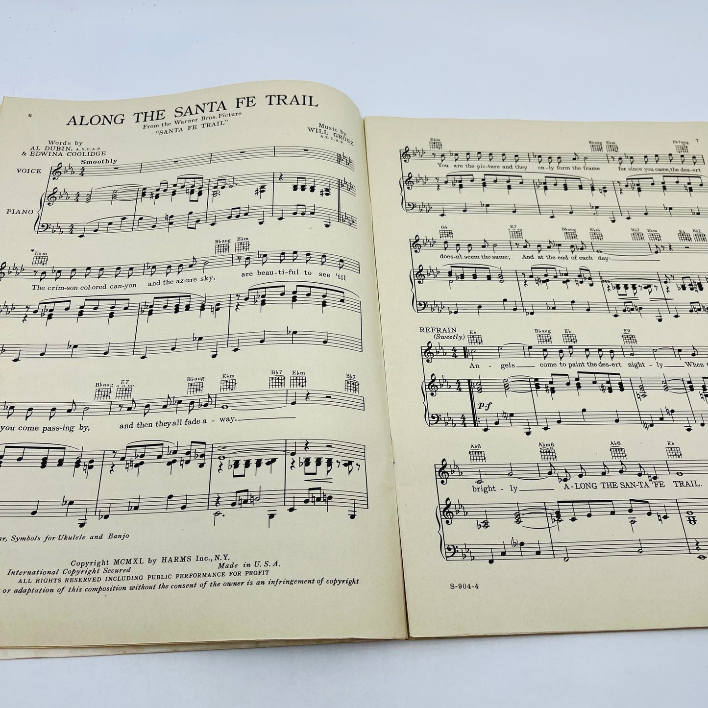 1940 Rainbow Album of Popular Songs Book 2 We Did it Before Sheet Music V37-4