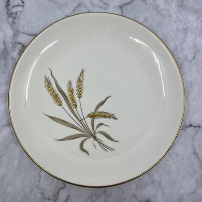 Vtg Cunningham & Pickett China 7.25" Salad Plate Wheat Spray 22k Gold Trim TA1
