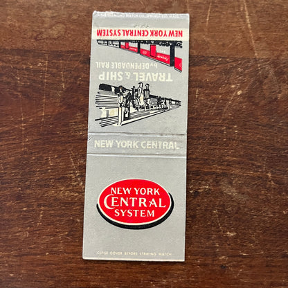 New York Central Railroad System Advertising Matchbook Cover MM11-7