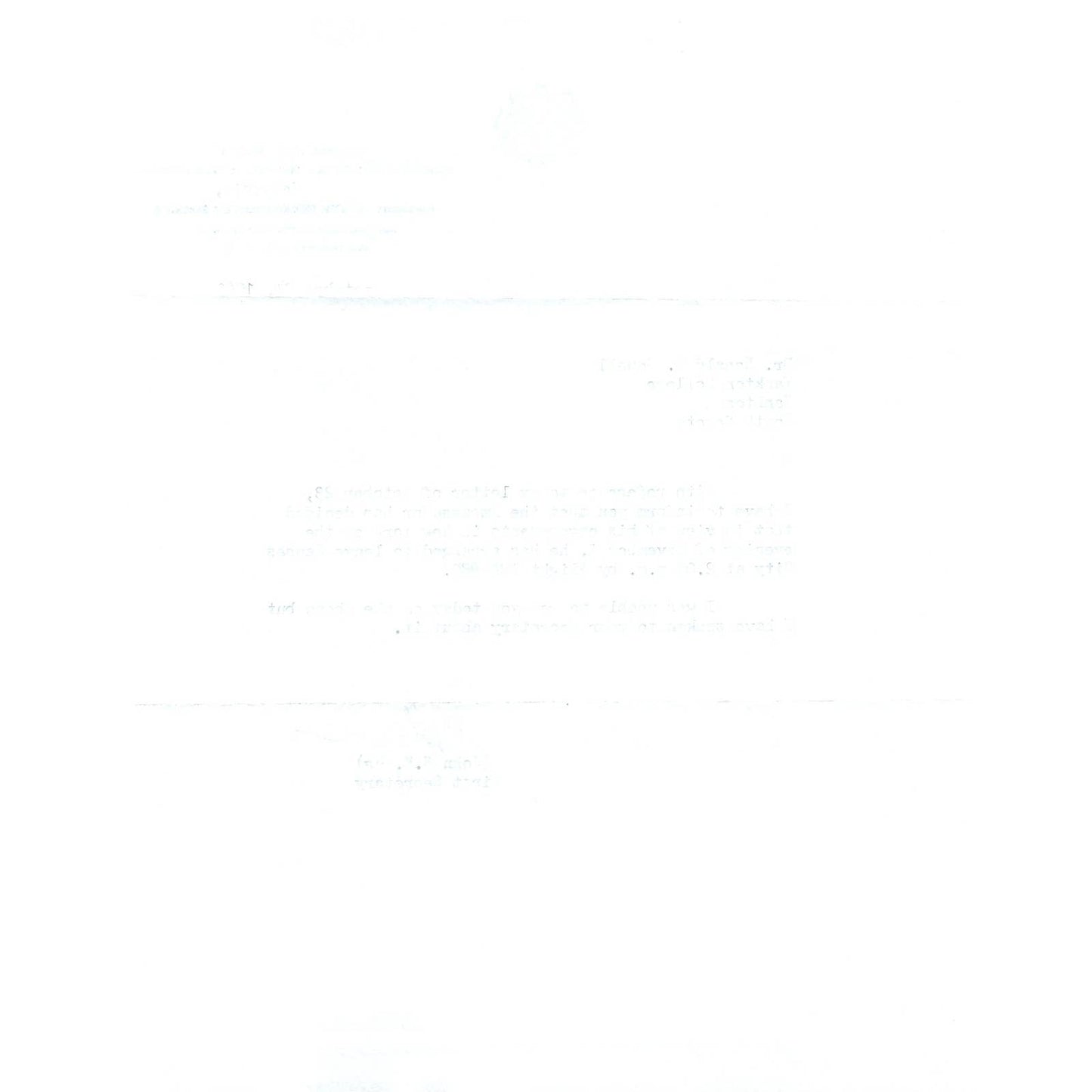 Embassy of the Federation of Malaya Letterhead Memo John H.K. Ng Oct 1963 TK1-P8