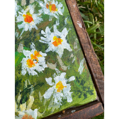 Original Framed Hand Painted Portrait Painting of Mabry Mill Virginia OOAK