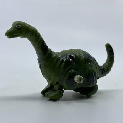 1980 Durham Mini Dinosaur Green Wind Up Toy Brontosaurus WORKS SE2