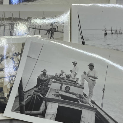 1930s Collection of Photos, Negatives White Stone VA Fishing Jack Lawson TJ9-PG3