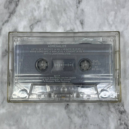 Def Leppard - Adrenalize When Wet Cassette Tape No Jacket TJ6-76