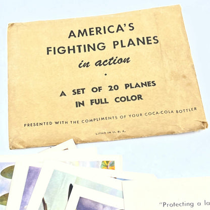 1943 Coca-Cola America's Fighting Planes in Action Card Set 1-20 COMPLETE SE1