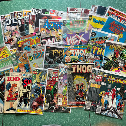 Huge Collection LOADED Long Box Lot of Comics: DC Marvel Indy Silver Age and Up