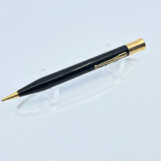 Sheaffer's Lifetime Black Gold Filled Gold Trim Flat Top Mechanical Pencil SD7