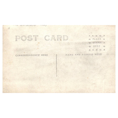 The Virginia in Heavy Seas Steamship Battleship - Original Postcard RPPC TJ8-4