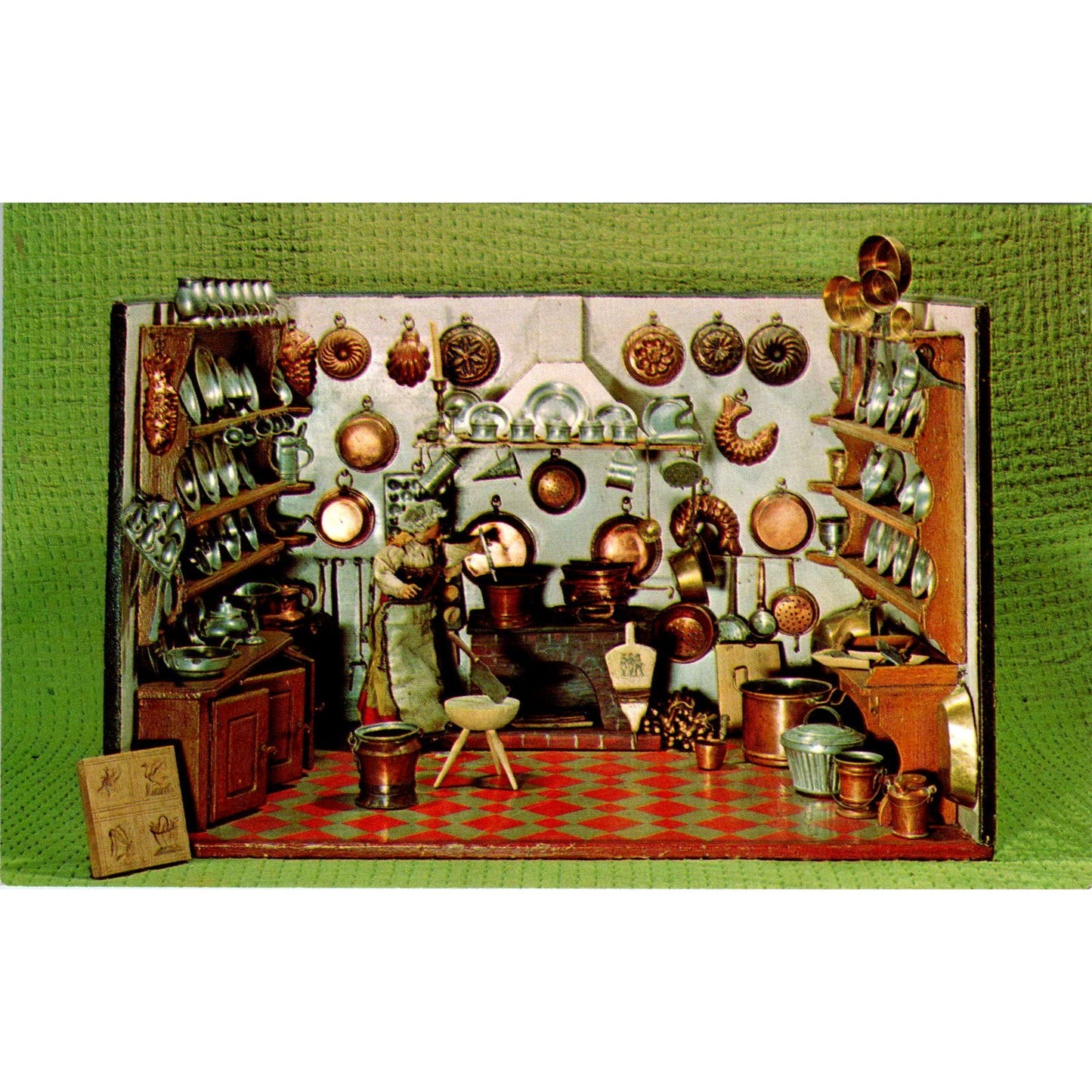 Nuremberg Kitchen Doll House Yesteryears Museum Sandwich Original Postcard PB7