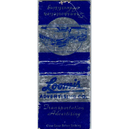 Loomis Transportation Advertising Co St. Louis MO Advertising Matchbook SA9-M3