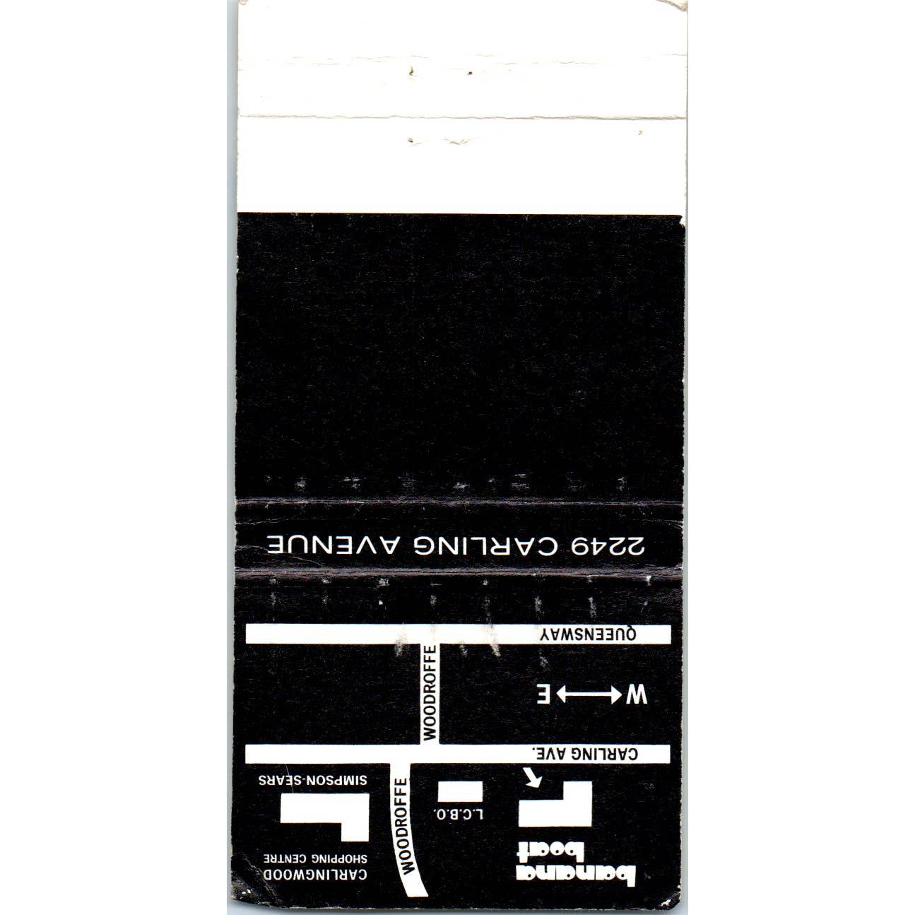 The Captain's Galley Dining Room Ottawa Ontario Advertising Matchbook SA1-M11