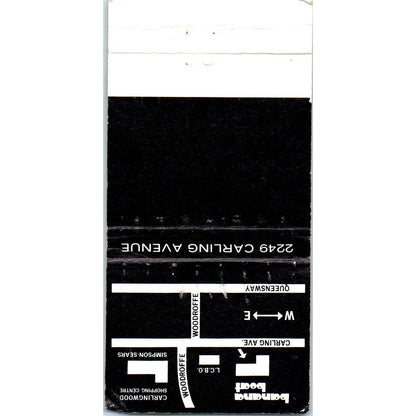 The Captain's Galley Dining Room Ottawa Ontario Advertising Matchbook SA1-M11