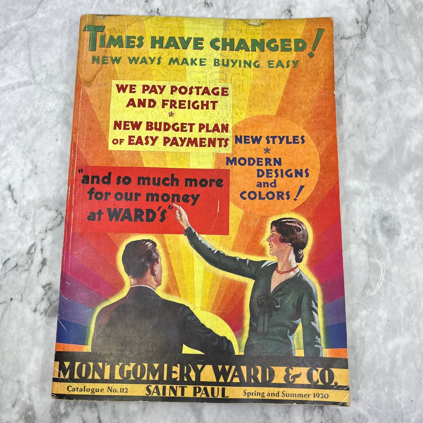 Original 1930 Montgomery Ward Spring & Summer Catalog 551 Pages St. Paul MN TJ5
