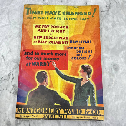 Original 1930 Montgomery Ward Spring & Summer Catalog 551 Pages St. Paul MN TJ5