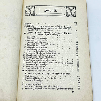 1908 Stützhantel-Uebungen Georg Drechsel International Gymnastics Exhibition TE8