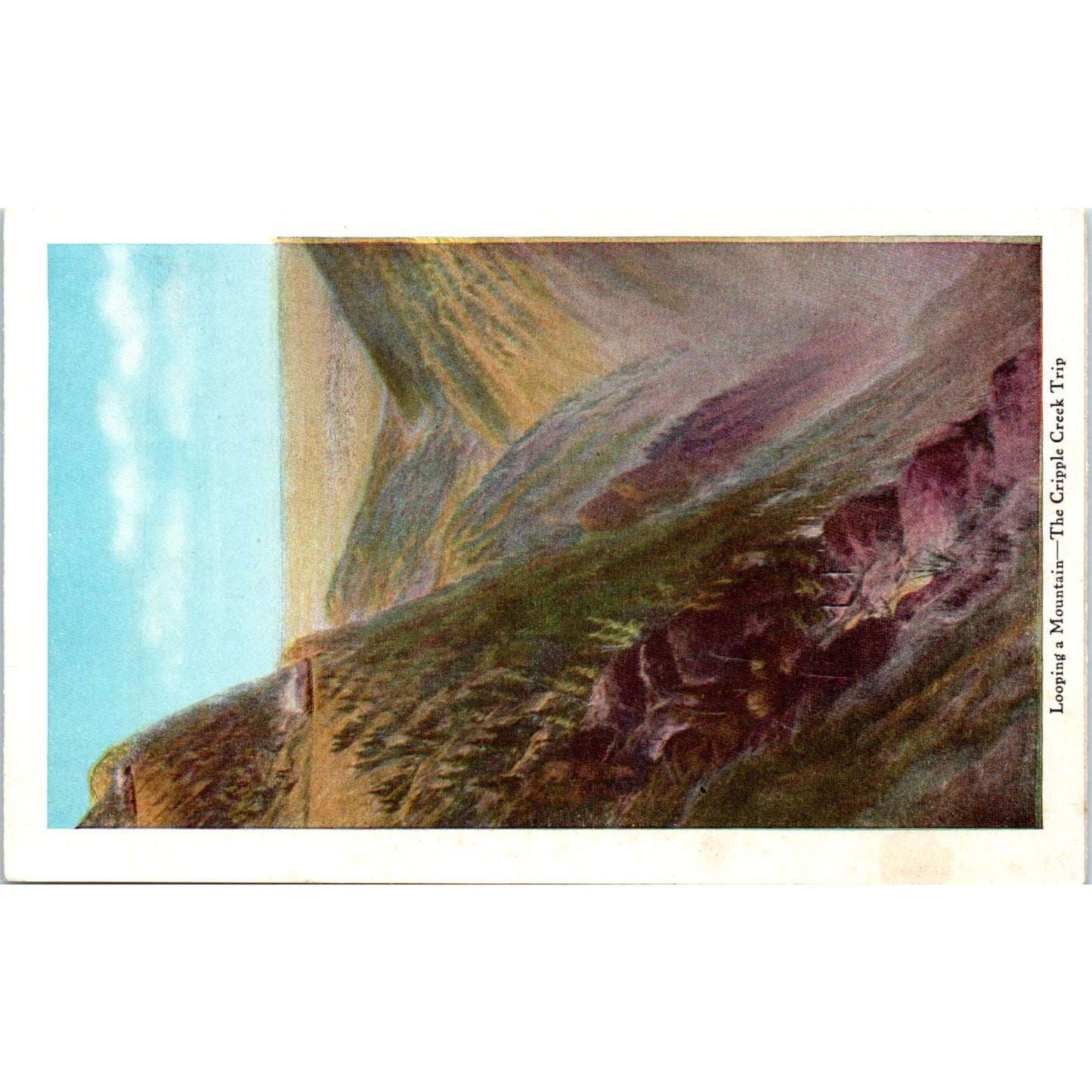 c1910 Colorado Springs Travel Brochure F.C. Matthews CO Original Postcard P1-11