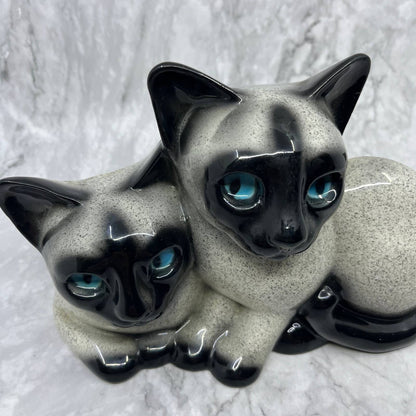 1950s Rare Original Leland Claes Blue Point Siamese Cat TV Lamp WORKS 9.5x6" SA2