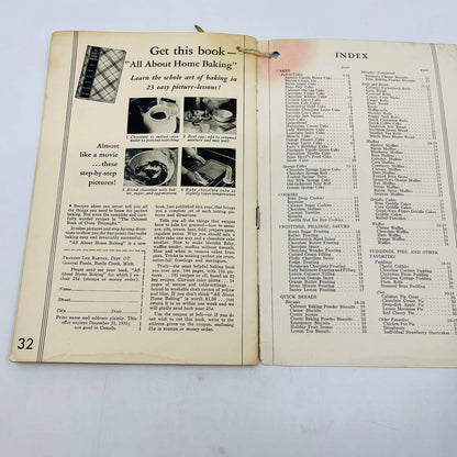 1934 The Calumet Baking Book Calumet Book of Oven Triumphs SA7