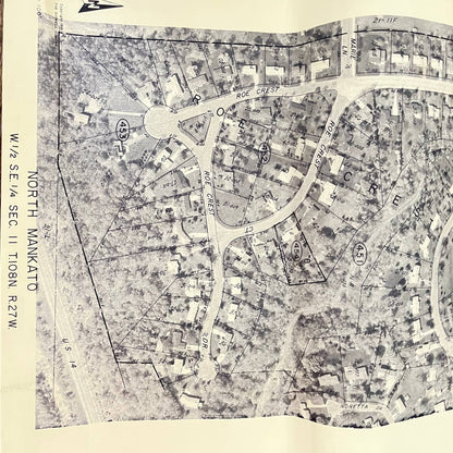 1973 North Mankato Plat Sunrise Roe Crest Communities w/ 1981 Revision MN FL1